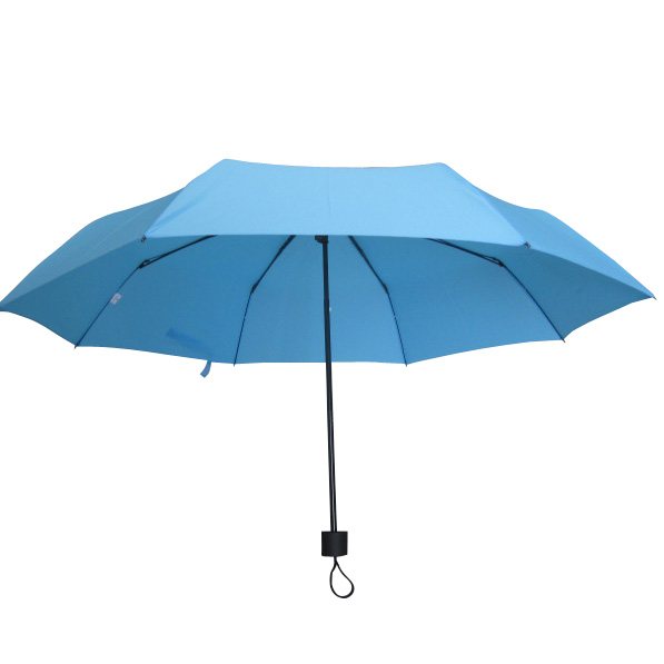 Manual Open Pongee Fabric 3 Fold Umbrella (3FU012)