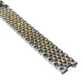 Vintage Two Tone Beads Of Rice Watch Bracelet