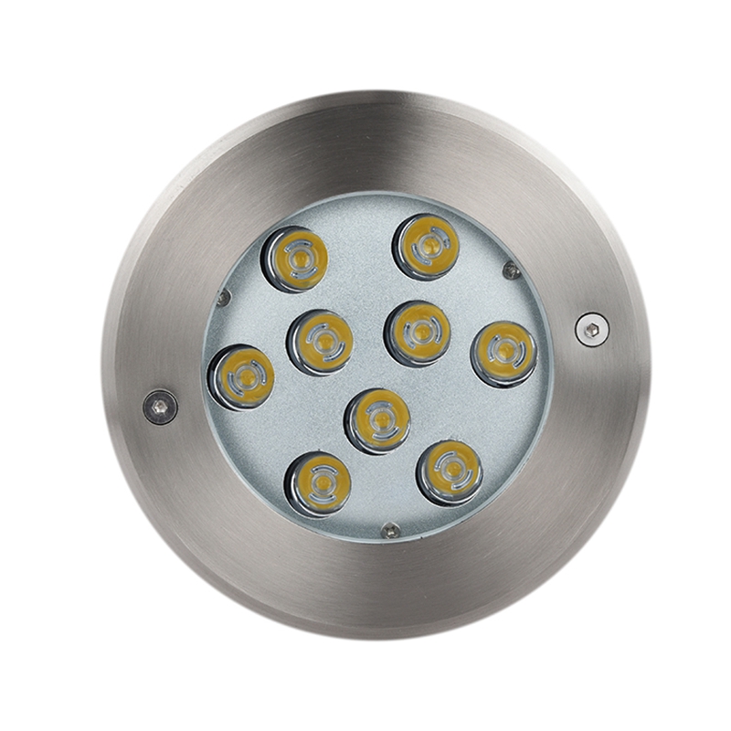 LED underwater light with stainless steel housing
