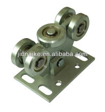 5 Wheel steel carriage wheels,gate hardware wheels