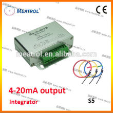 clamp-on probe 4-20mA output integrator S5 series with favorable price rail type integrator power sensor