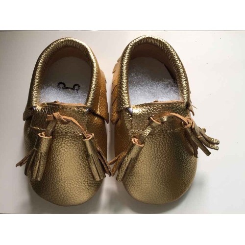 Zapatos de suela de cuero moda niño