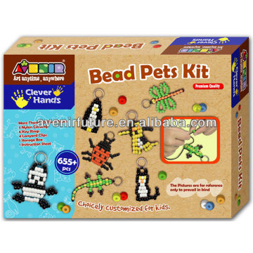 Pony Bead Pets Kit DIY Key Ring - CH13058