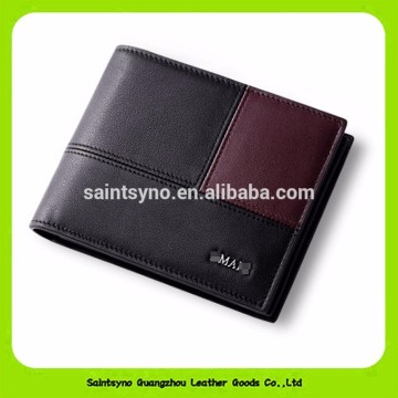16935 Professional black pu leather men wallet good price