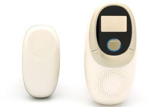 White Digital Pregnant Heart Beat Doppler With LCD Digital