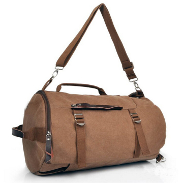 Adventurer Leather-Trimmed Canvas Holdall Bag