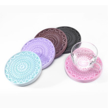 Customizable Eco-Friendly Diatomite Coasters: Non-Slip & Water Absorbent