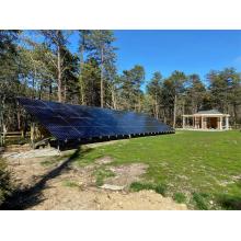 Base de pila de tornillos molidos para el montaje del panel solar