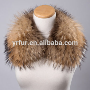 Genuine real raccoon fur collar for coats/ raccoon fur collar