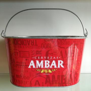 Large Size Oval Galvanized Tin Bucket