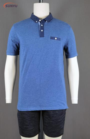 Men's short sleeve polo t-shirt