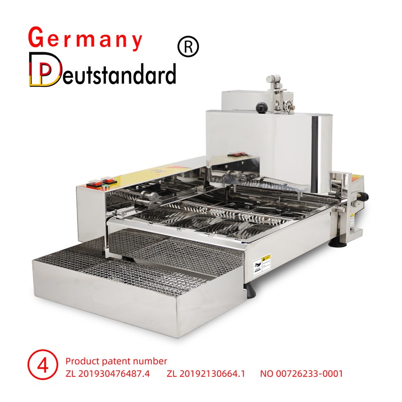 4 line donut maker semi automatic donut machine