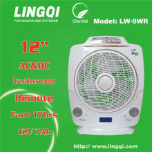 12'' stand fan with remote control LW-9WR