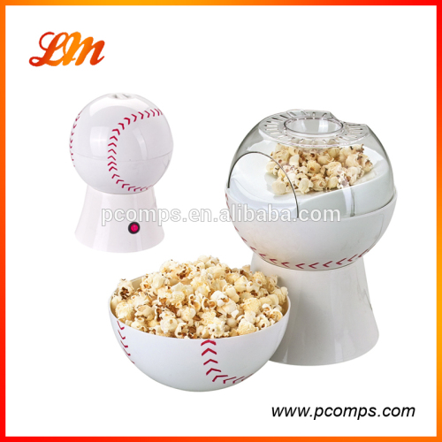 0.27L Baseball Style Popcorn Machine Made Popcorn By Hot Air Circulation