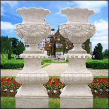 Garden Urn, Marble Urn, Stone Urn (GS-FL-007)