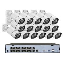 16ch Poe NVR Kits H.265 4K CCTV كاميرا