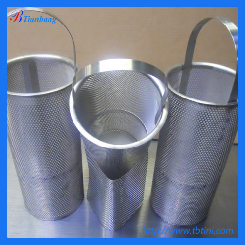 ShaanXi Baoji Titanium mesh bucket price for swimming pool