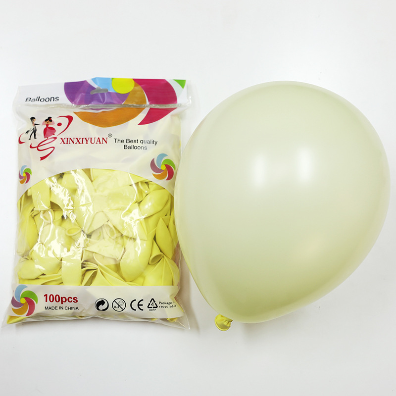 100pcs Wholesale Pastel Latex Balloon Kit 10 Inch Assorted Macaron Candy Color Latex Balloons