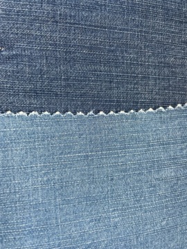 tencel slub indego dinem fabric washed fabric