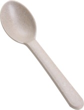 Antibacterial bamboo baby meal spoon