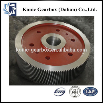 Casting helical gear usage mechanical spare parts machinery