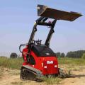 Kendaraan rekayasa crawler skid steer loader kecil