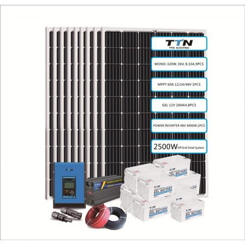 2500W.2600W,2700W Off Grid Solar System