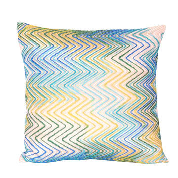 Ricamo Zig Zag Cushion Cover