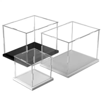 How are acrylic figure display cases made