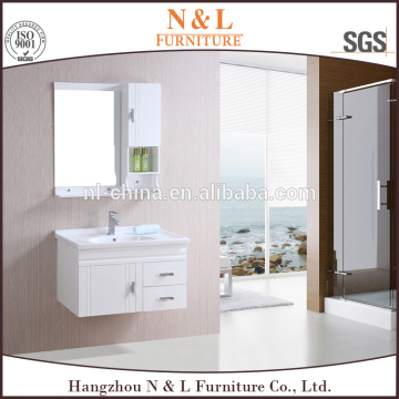 white with drawer bathroom cabinet/bathroom vanity cabinet/bathroom mirror cabinet