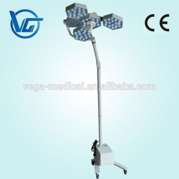 Standing surgical room mobile battery operated surgical led operating lamp