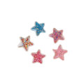 Glitter Resin Star Flat Back Pendants Cabochon Shiny Home Decoration Phone Case Ornament Jewelry Accessories