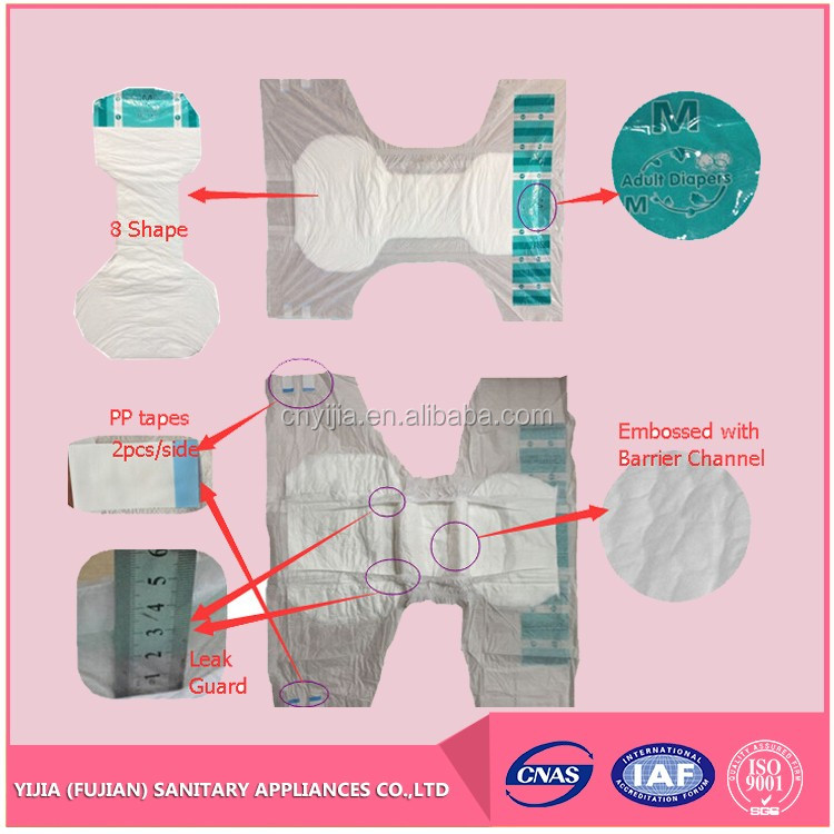 Super Absorbent Disposable Wholesale Cheap ultra thick adult diaper, adult baby diaper import from China