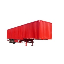 Van Truck Cargo Box van Semi Trailer