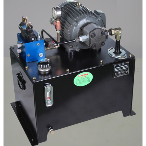 Efficient chuck hydraulic station system