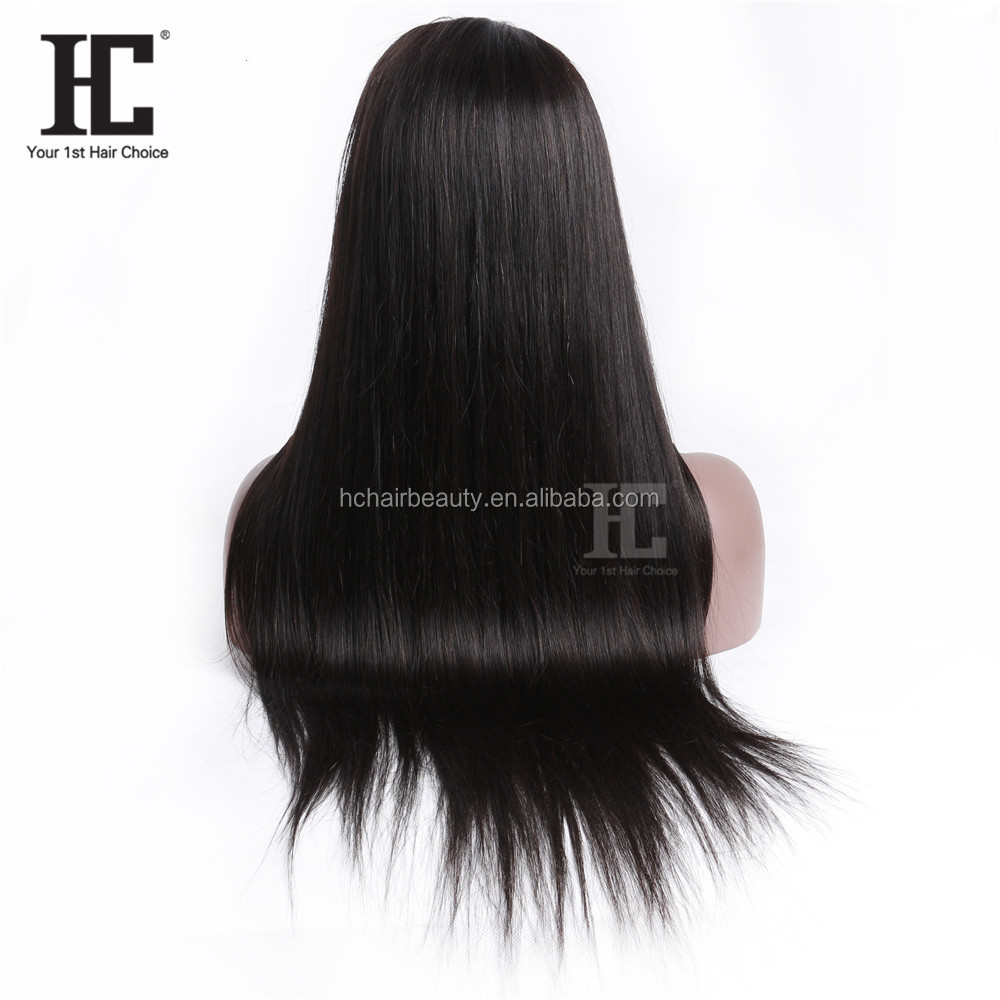 Middle Part 150% Density  Lace Frontal Wigs Brazilian Straight Remy Hair 13*4 Lace Front Human Hair Wigs For Black Woman