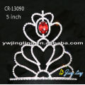 5" venta por mayor baratos concurso princesa Tiaras rojo coronas