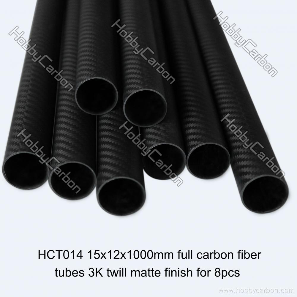 OEM Carbon Fiber Tube Customize Roll Wrapped Tube