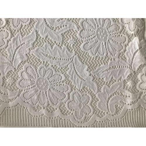 Polyester Lace Fabric Scallopped Edge