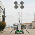 Easy transport Small Metal Halide Portable Lighting Tower