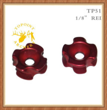 Topoint Archery TP511 1/8" Red Peep Sight for compound bow hunting