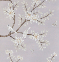 Whimsical Hand-Drawn Floral Wallpaper