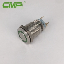 CE Ring LED 19mm Pushbutton Switch With Light