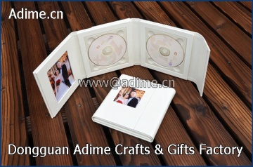 Supreme Deluxe Classic Wedding Leather CD DVD Folio