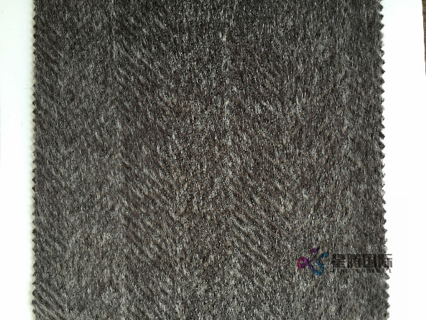 Herringbone Woolen Tweed Fabric For Winter Coat