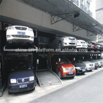 Mechanical auto parking system stereo garage