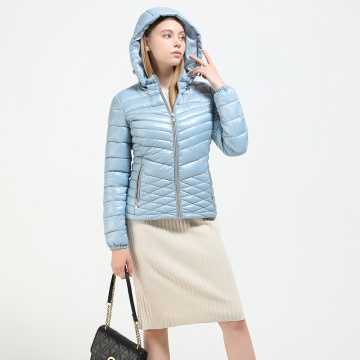 Latest girls designer winter jacket with hood 2021
