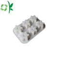 Vuông Silicone Snowflack khuôn mẫu cho bánh trang trí