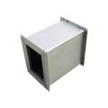 Conducto de aire HVAC rectangular de acero galvanizado