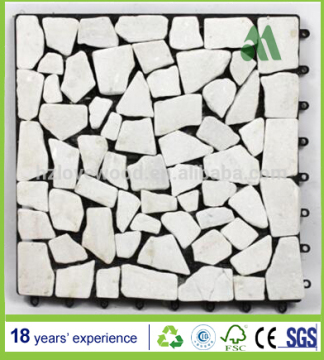 LW-ST-02 DIY Stone Tiles, Interlocking Stone Tiles, Square Stone Tiles